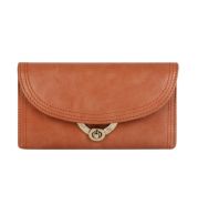 Leather Clutch - Elegant clutch with magnetic flap
